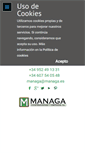 Mobile Screenshot of managa.es